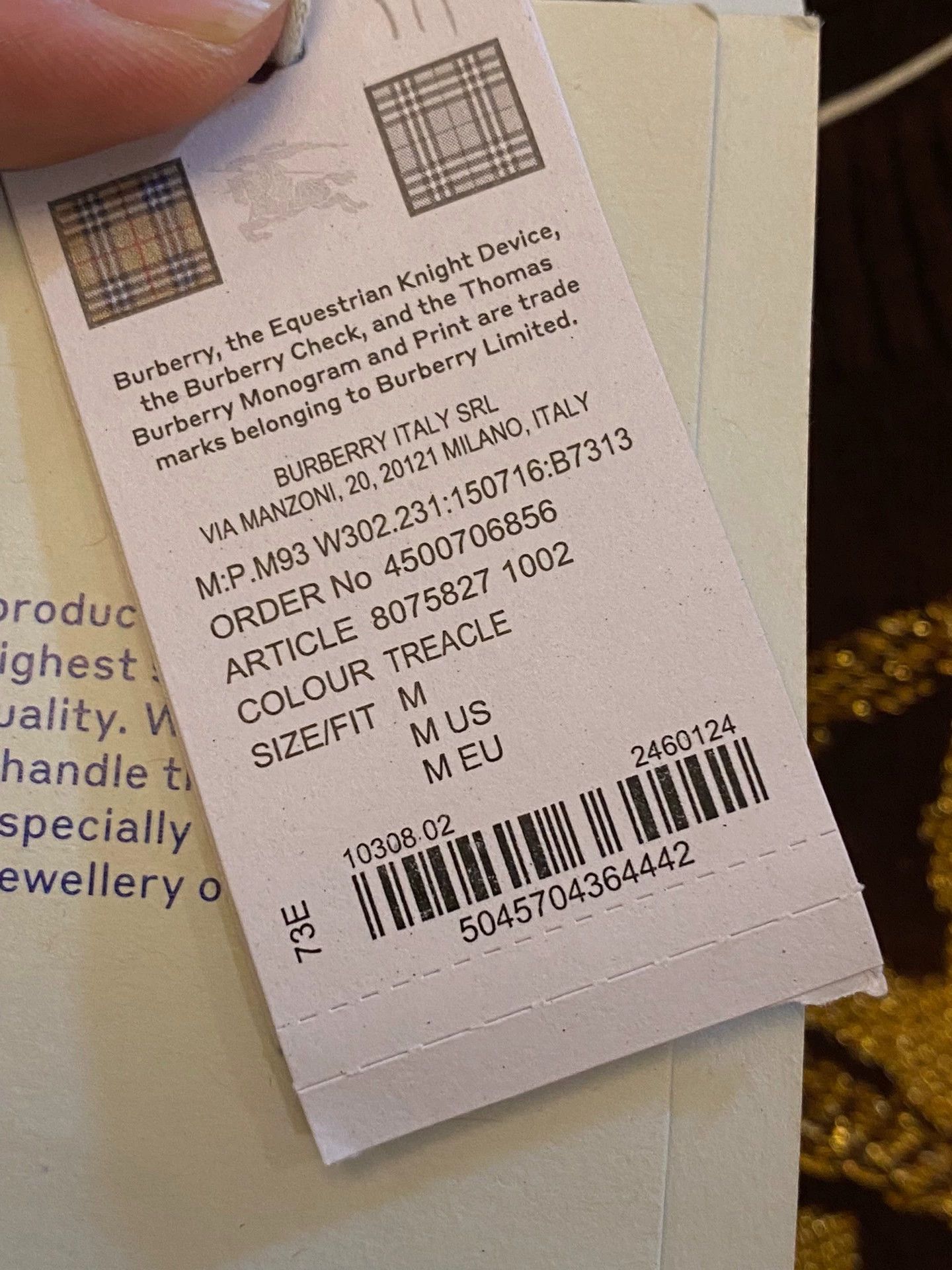 Burberry Burberry Men's Gold Rose Embroidered Wool Sweater Size US M / EU 48-50 / 2 - 8 Thumbnail