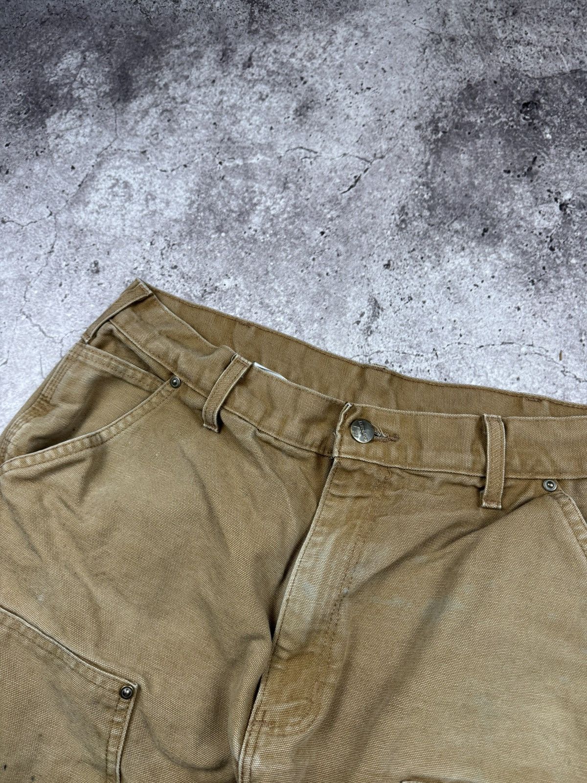 Carhartt 🟤Crazy Baggy Vintage Carhartt Double knee pants WorkWear🟤 Size US 36 / EU 52 - 8 Thumbnail