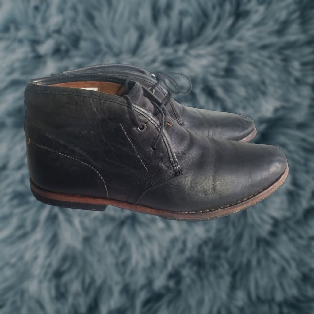 Timberland Timberland Boot Company Chukka Boot Ankle Lace Up Black Size 9 Men Leather Upper Leather Outsole Boot Modern Wodehouse Size US 9 / EU 42 - 1 Thumbnail