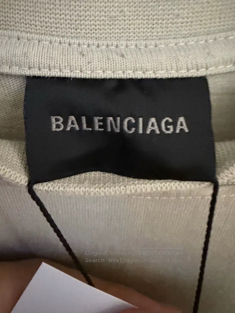 Balenciaga Balenciaga Beige Destruction Logo Coca-Cola Short Sleeve Size US M / EU 48-50 / 2 - 3 Thumbnail