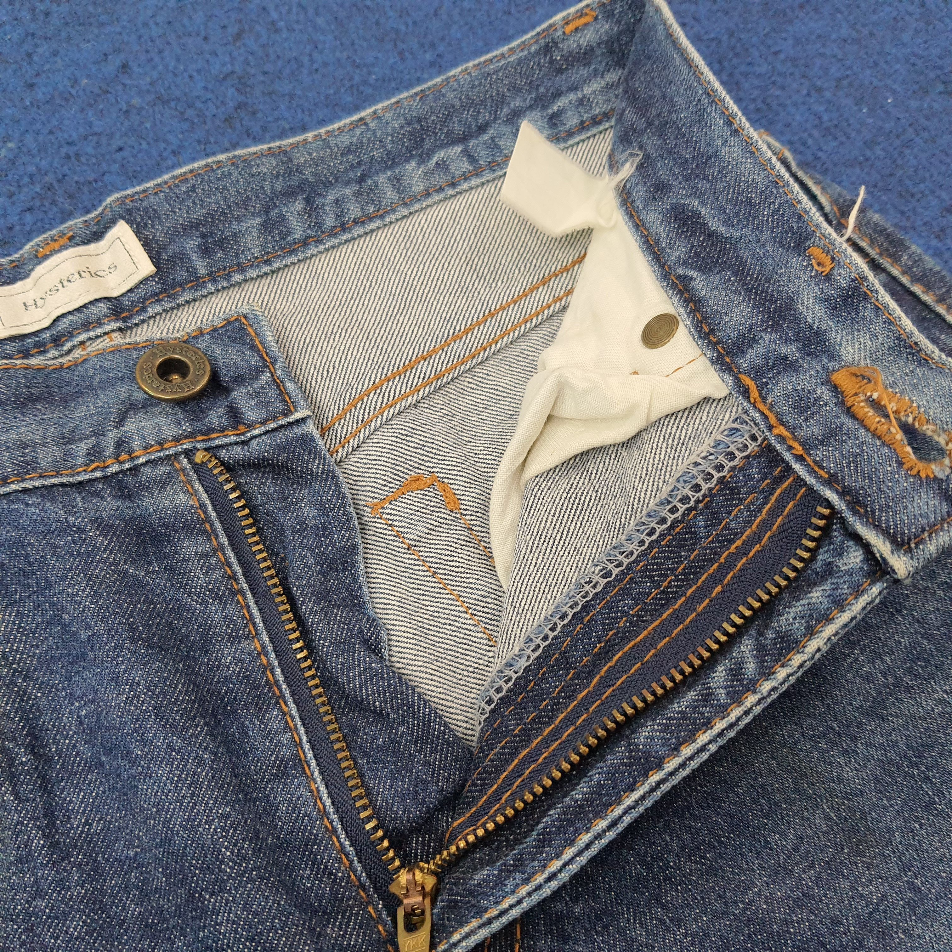 Hysteric Glamour Vintage Hysterics Raiders Japan Custom Logo Jeans C252N14 Size US 27 - 5 Thumbnail