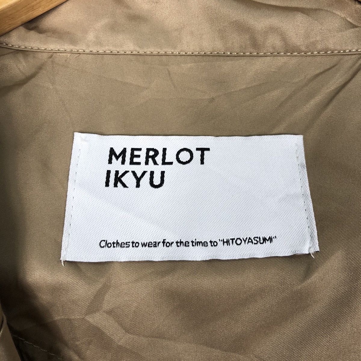 Japanese Brand × Other Merlot Ikyu Double Breasted Overcoat Size US M / EU 48-50 / 2 - 16 Thumbnail