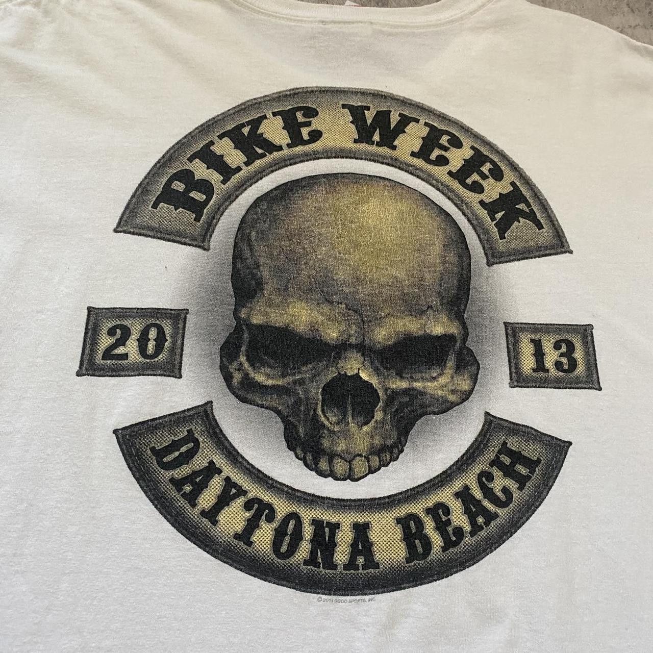 Other White Daytona Beach Bike Week 2013 tee Size US XL / EU 56 / 4 - 3 Thumbnail