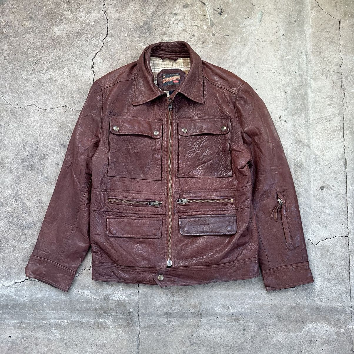 Vintage Redskins Leather Jacket | Grailed