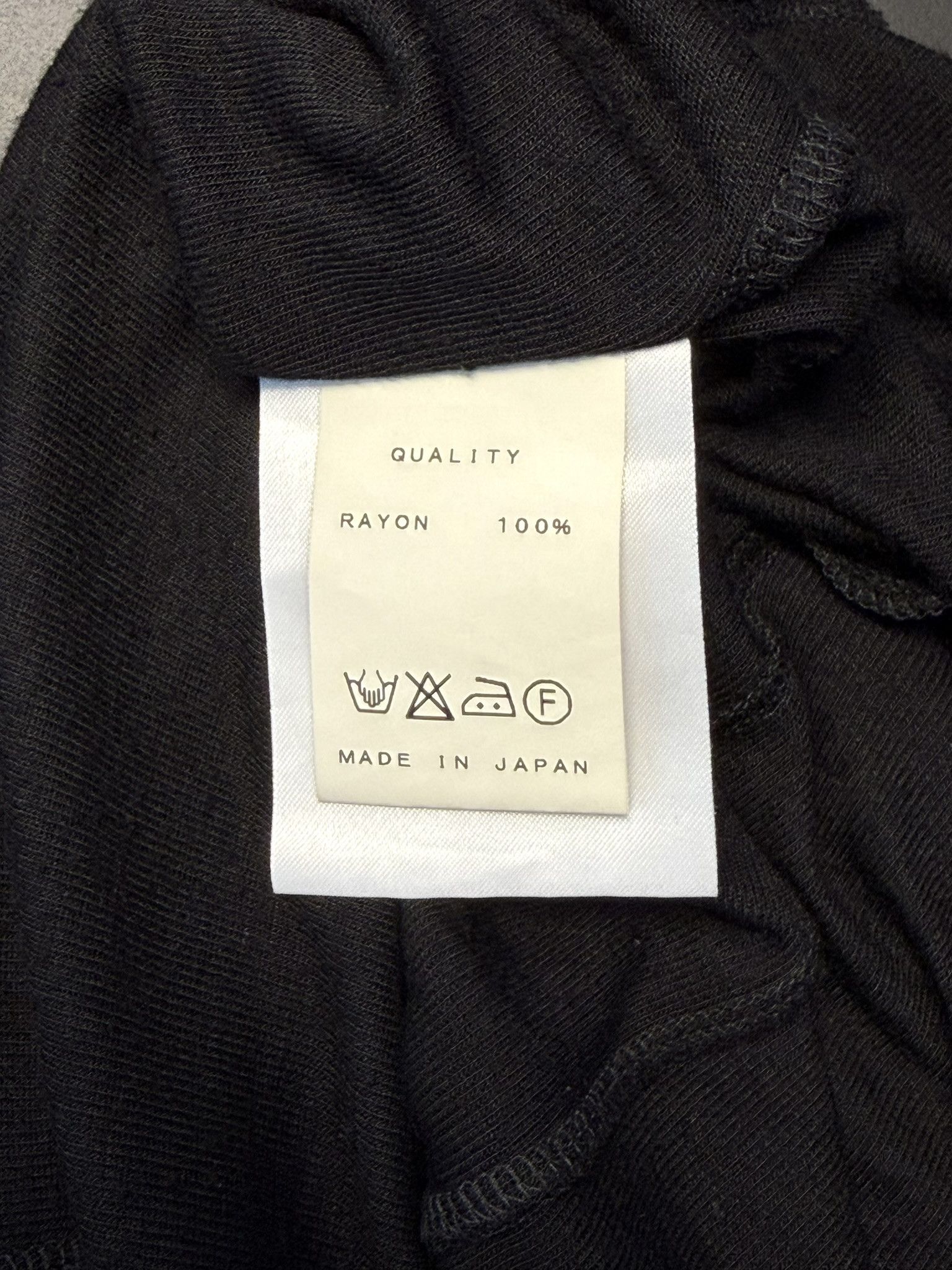 Julius Julius Prism Rayon Long T-Shirt Black Size 3 Japan Size US L / EU 52-54 / 3 - 10 Thumbnail