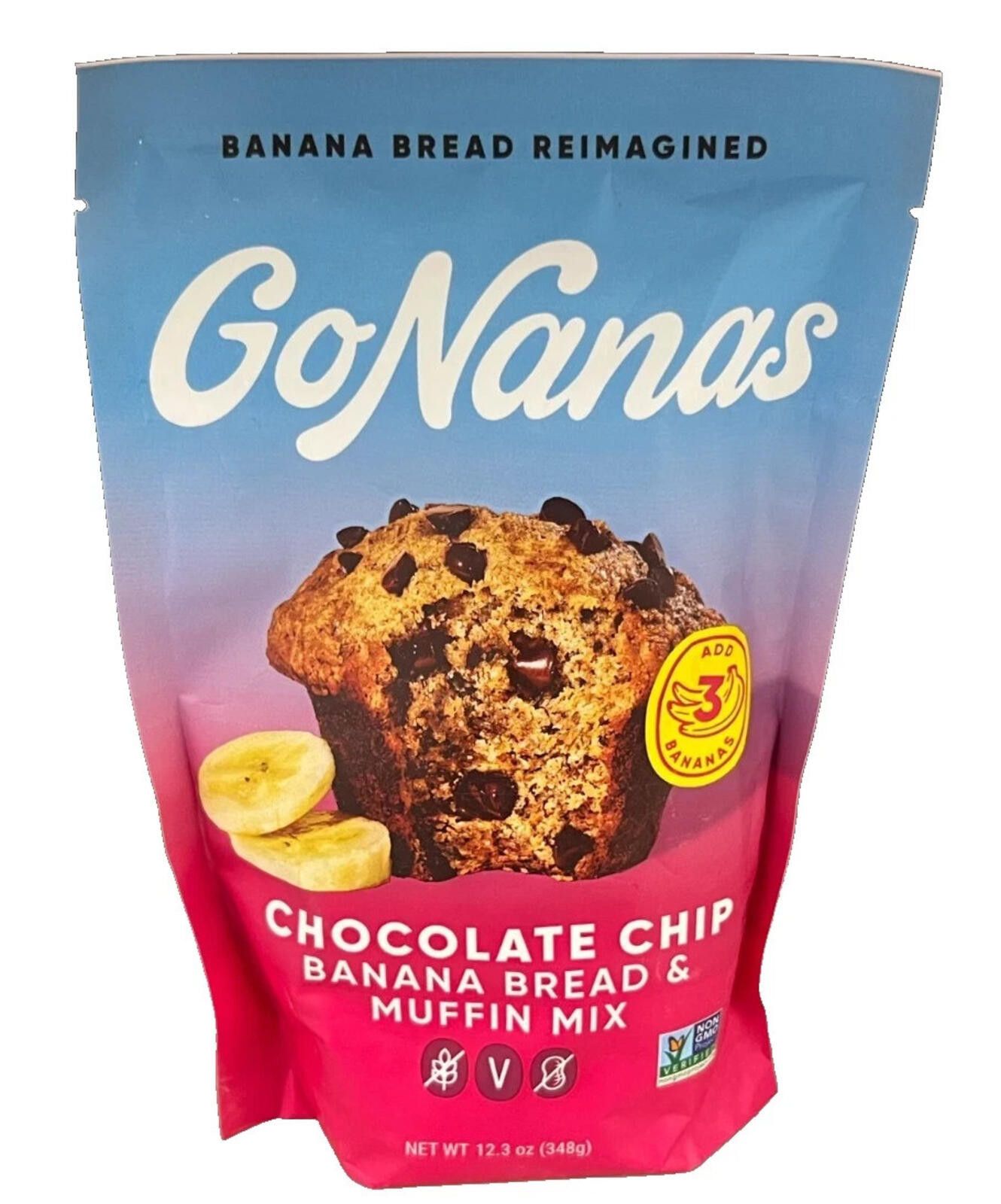 Hard Rock Cafe Go Nanas Chocolate Chip Banana Bread Mix Muffin Mix 12.3 oz Size ONE SIZE - 2 Thumbnail