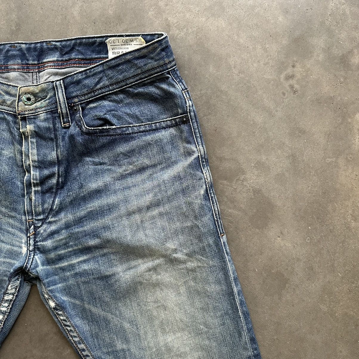 Japanese Brand W32 🔥 Vintage Diesel Sick Faded Distressed Denim Jean Pant Size US 32 / EU 48 - 5 Thumbnail