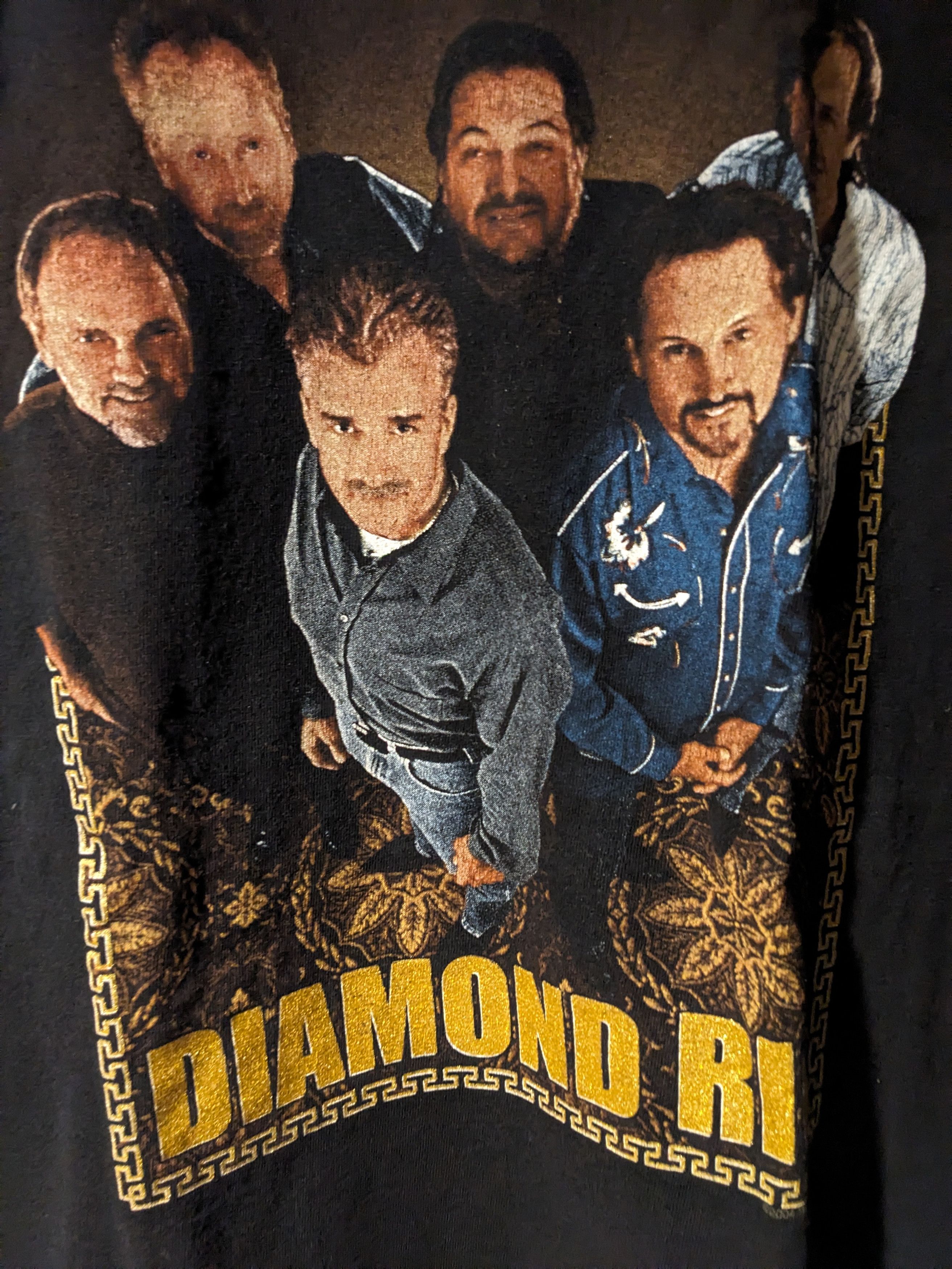 Band Tees × Vintage Vintage Y2K Diamond Rio I Believe Band Black Large T-Shirt Size US L / EU 52-54 / 3 - 2 Thumbnail