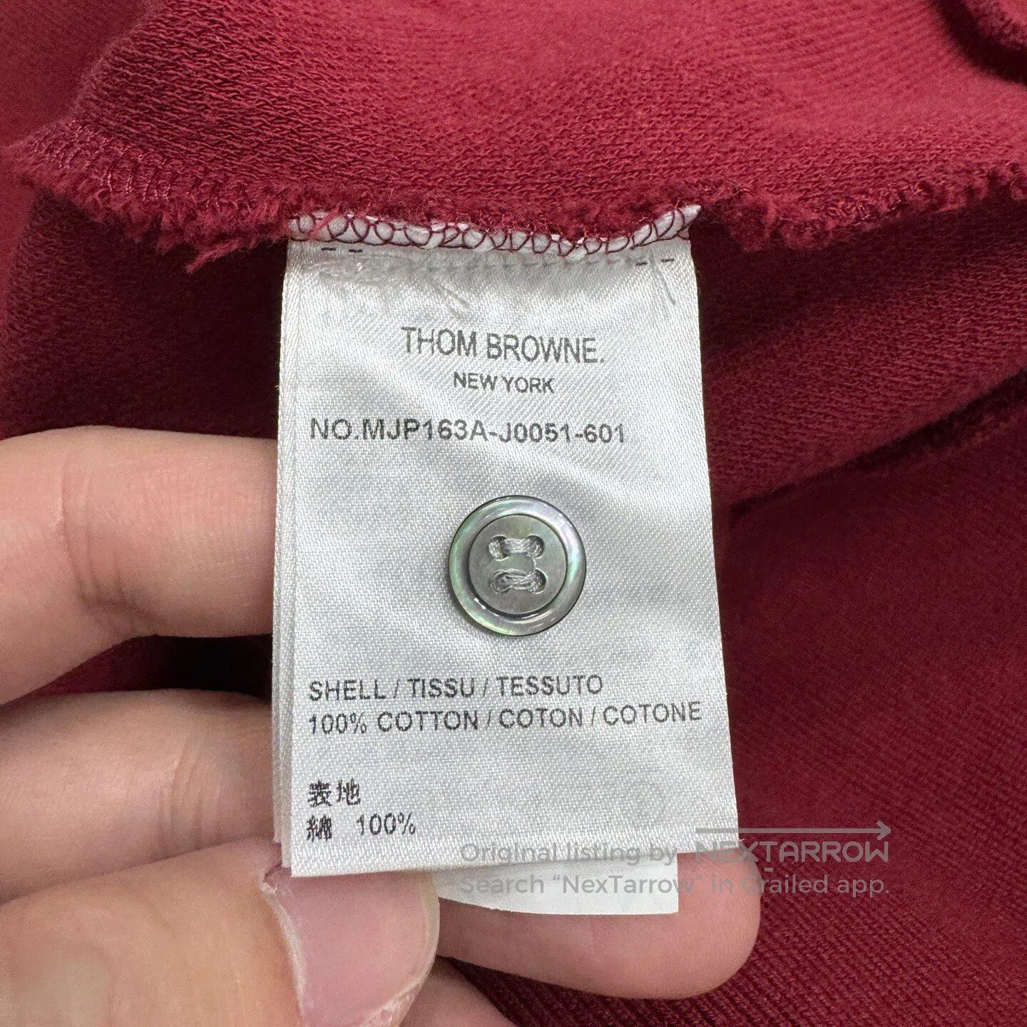 Thom Browne Thom Browne Four-strand hoodie| Size US M / EU 48-50 / 2 - 6 Thumbnail