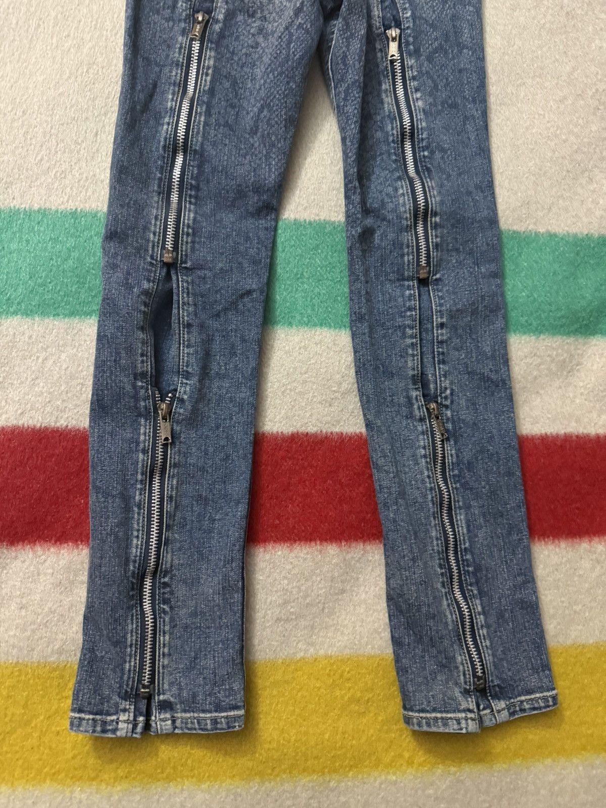 Hysteric Glamour Hysteric Glamour Mini Snakeskin Jeans 24 Waist 25 Inseam Size 24" / US 00 / IT 34 - 3 Thumbnail