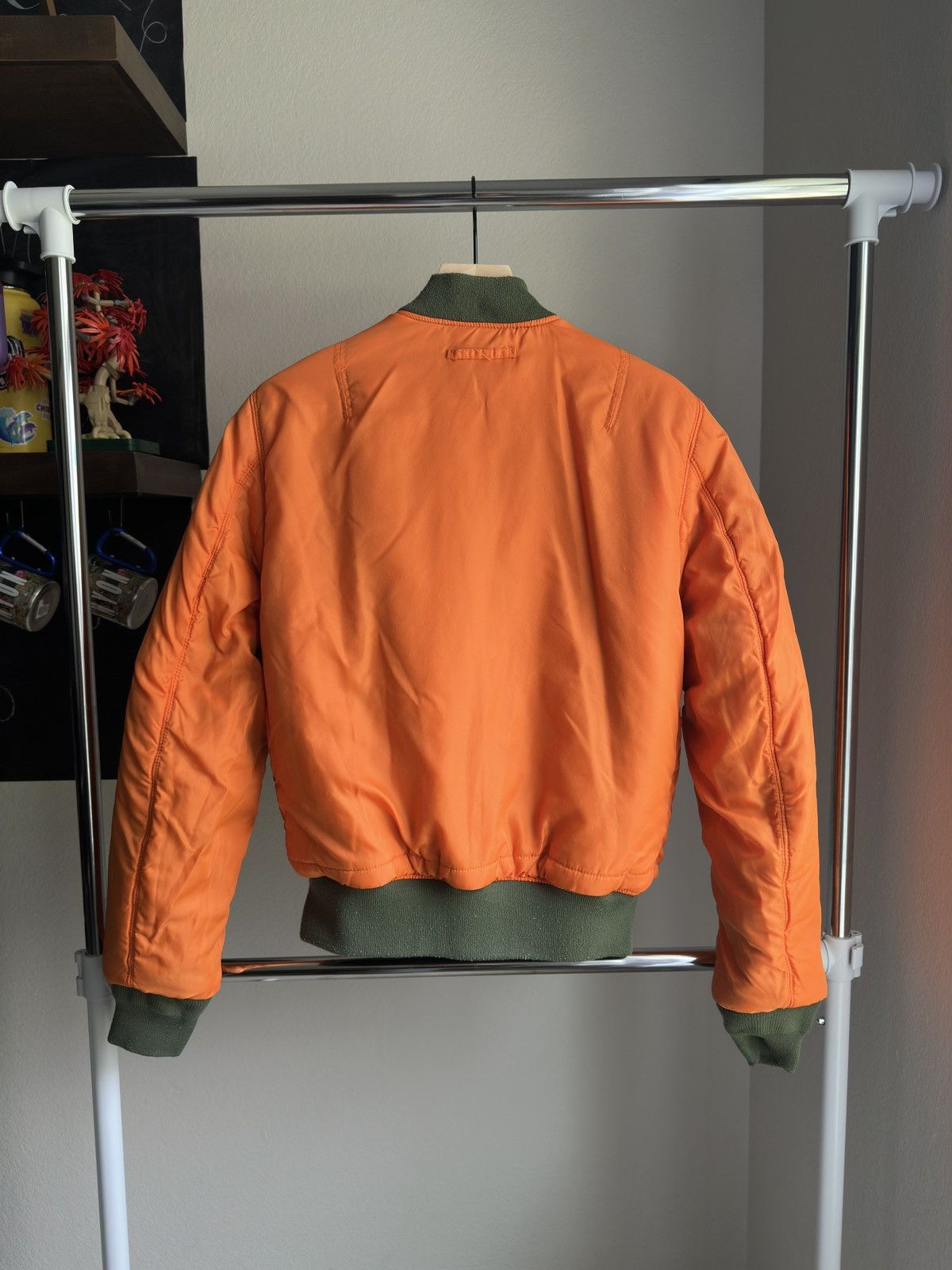 Alpha Industries Vintage Alpha Industries Reversible Bomber Jacket Green Size US M / EU 48-50 / 2 - 4 Thumbnail