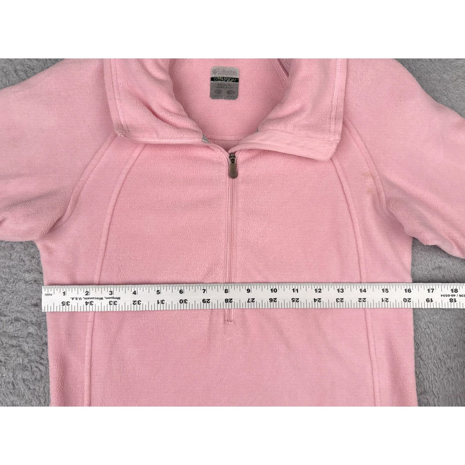 Pinko Columbia Titanium Fleece Sweater Womens Small Pink Quarter Zip Hiking Camping Size S / US 4 / IT 40 - 7 Thumbnail