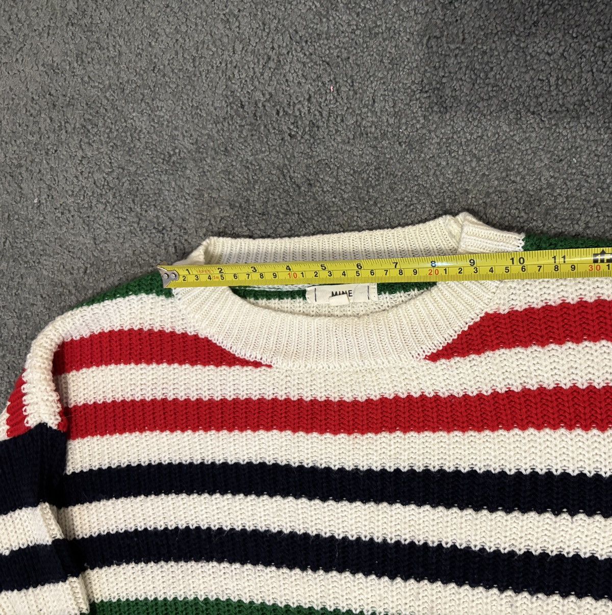 Other MINE Womens Medium Striped Lightweight Sweater - navy white Size M / US 6-8 / IT 42-44 - 10 Thumbnail