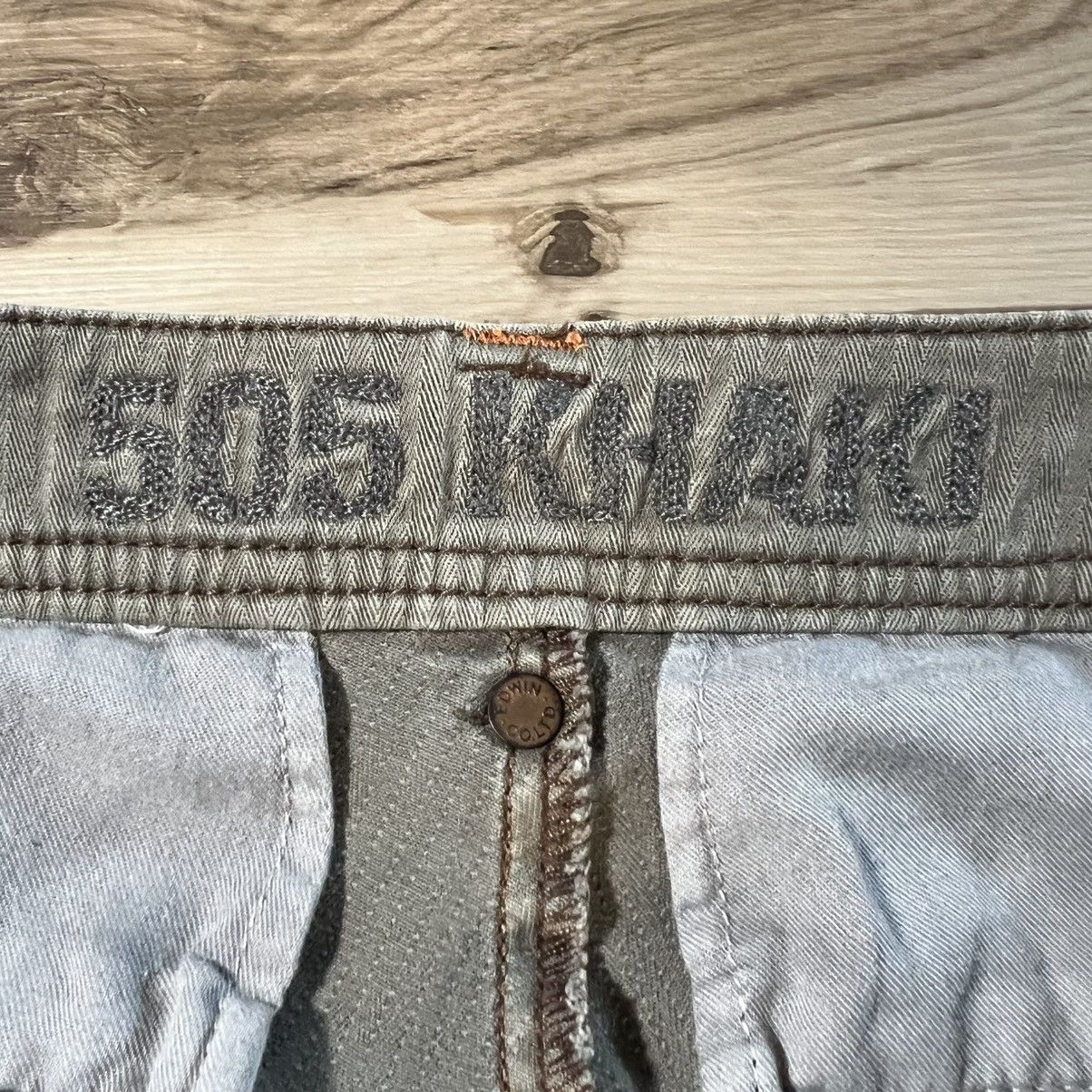 Edwin × Japanese Brand Edwin 505 Khaki Herringbone Cargo Pants Size US 32 / EU 48 - 8 Thumbnail