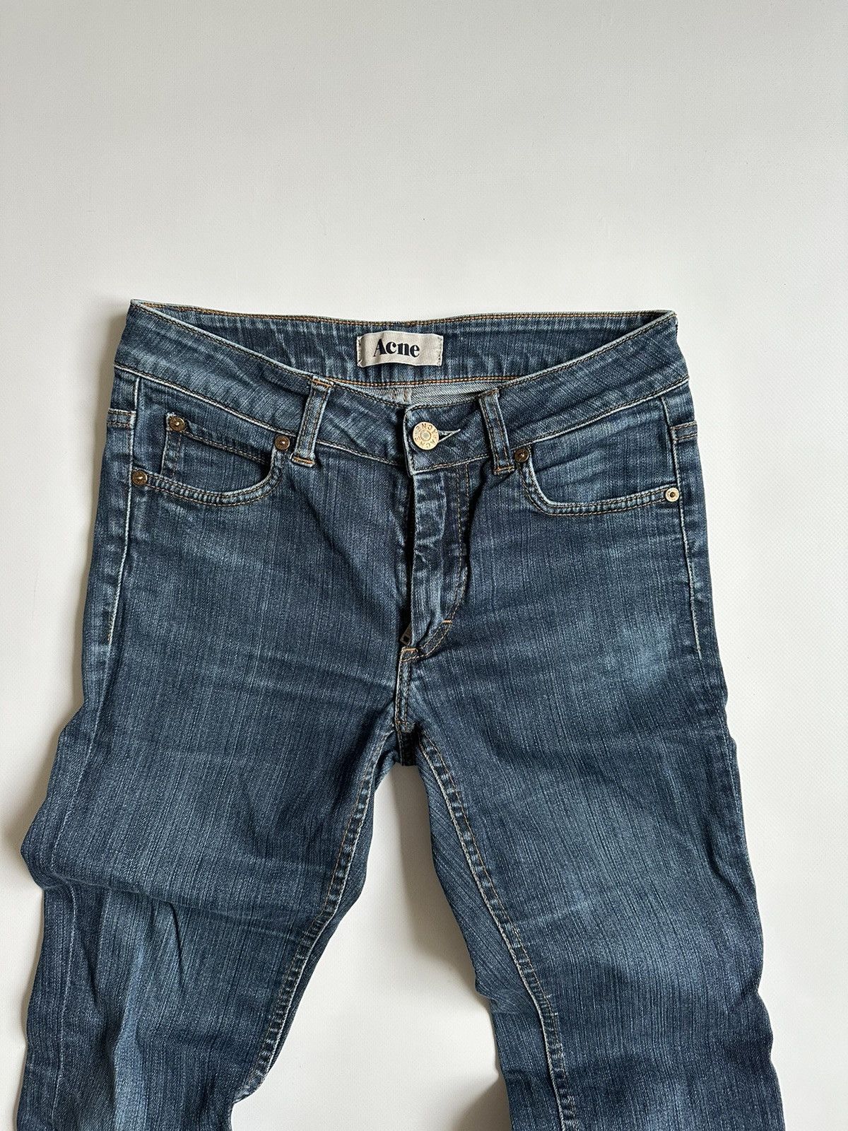 Acne Studios Navy Blue Acne Studios Hex DC Skinny Jeans Denim 28/32 Size 28" / US 6 / IT 42 - 4 Thumbnail