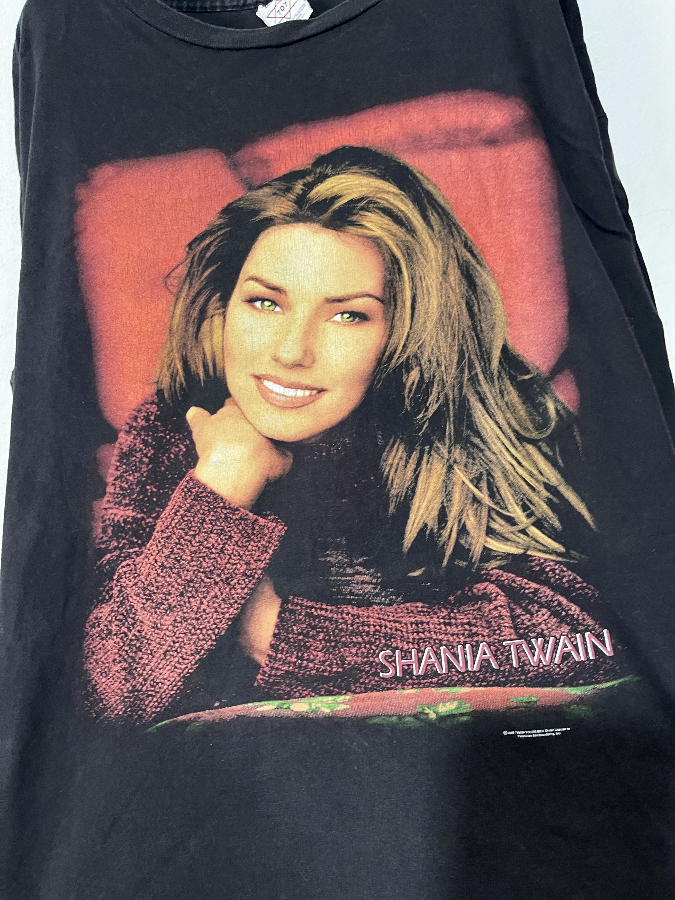 Band Tees × Vintage Vintage 1998 Shania Twain Shirt Size US XL / EU 56 / 4 - 2 Thumbnail