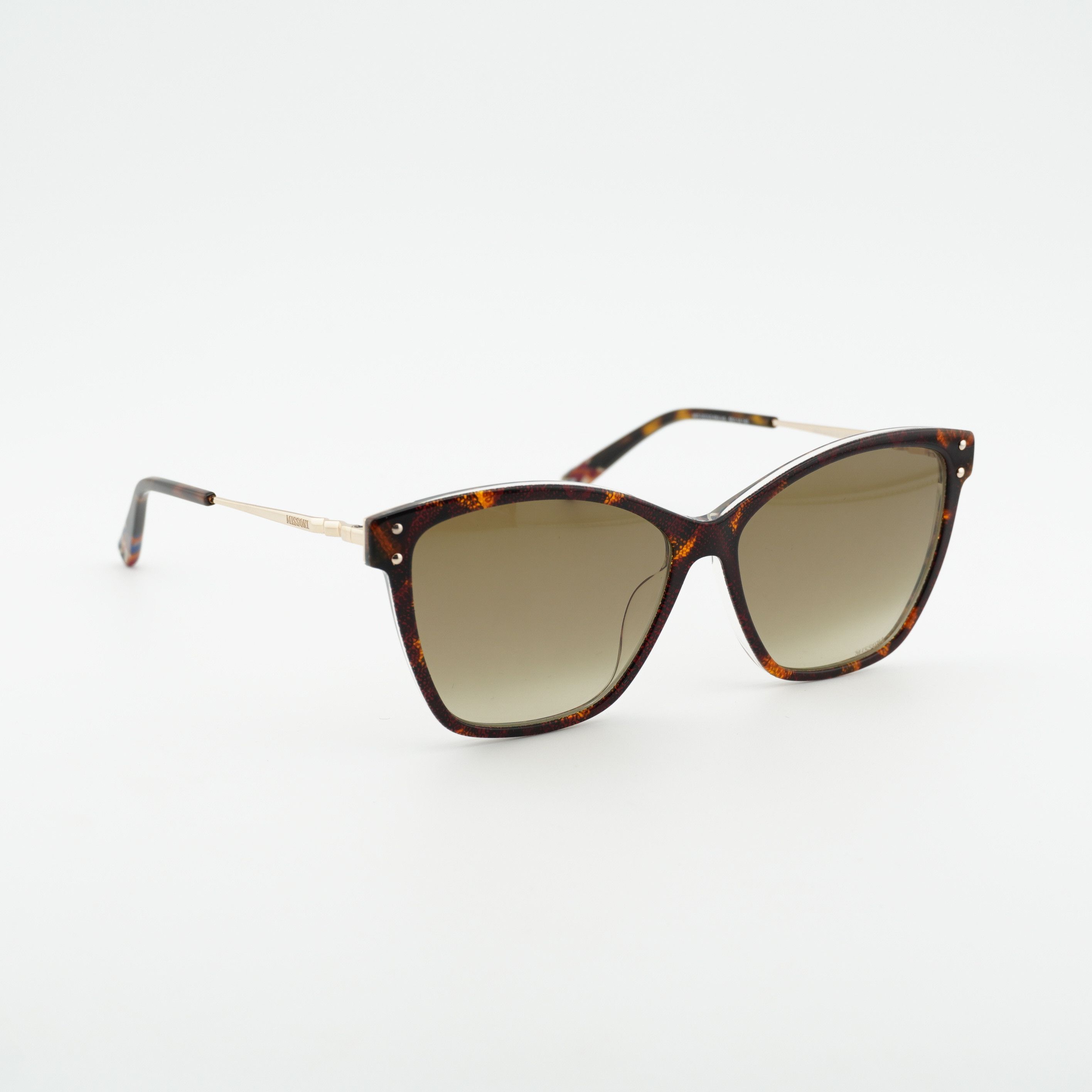 Missoni Missoni MIS 0003/S 0RNL HA Sunglasses Havana Butterfly Frame Size ONE SIZE - 7 Thumbnail
