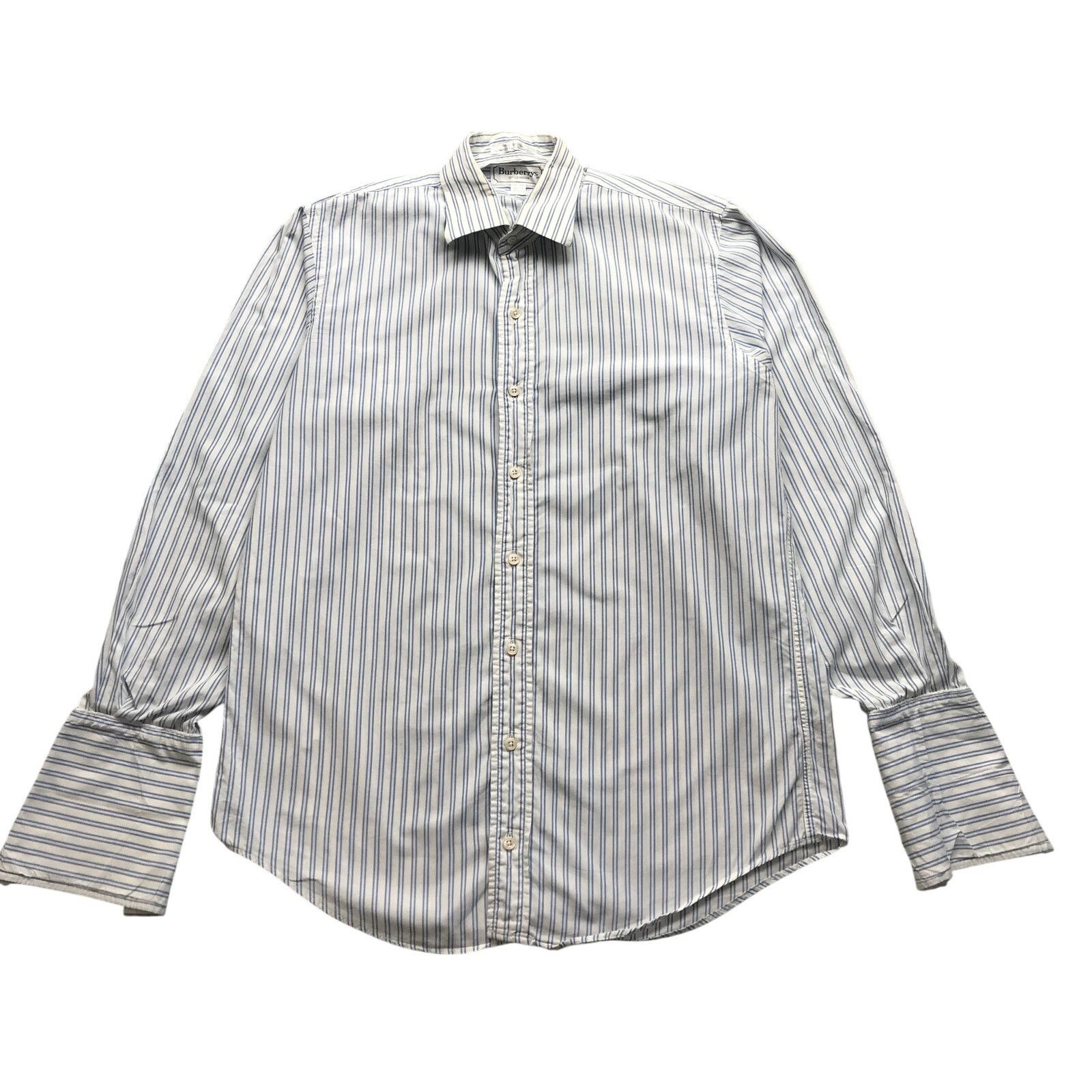 Other Vintage Burberrys Of London Button Shirt Mens M Blue White Size US M / EU 48-50 / 2 - 2 Thumbnail