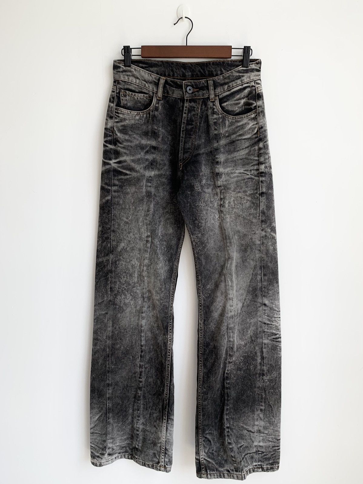 Y/Project Y/Project Metal Wire Wide Leg Jeans Size US 26 / EU 42 - 3 Thumbnail