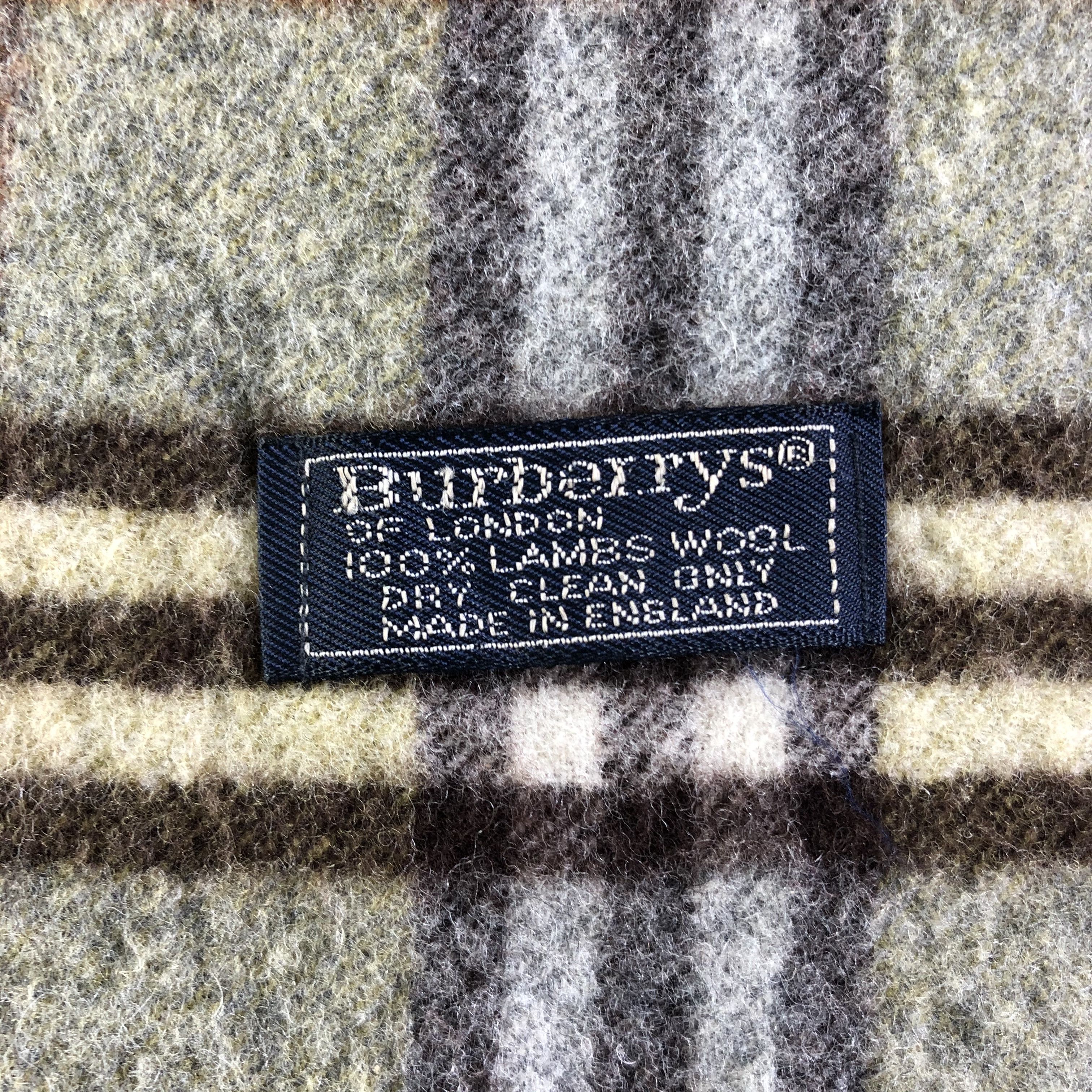 Burberry Burberry Wool Scarf / Muffler / Neckwear P581 Size ONE SIZE - 2 Thumbnail