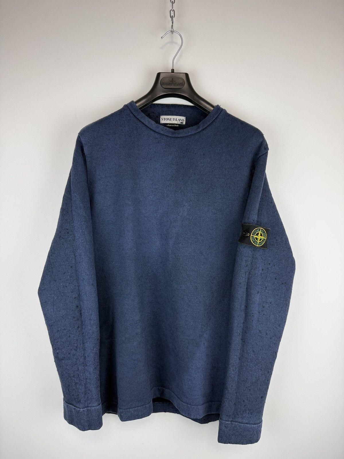Stone Island Blue Stone Island Vintage sweater Size US L / EU 52-54 / 3 - 1 Thumbnail