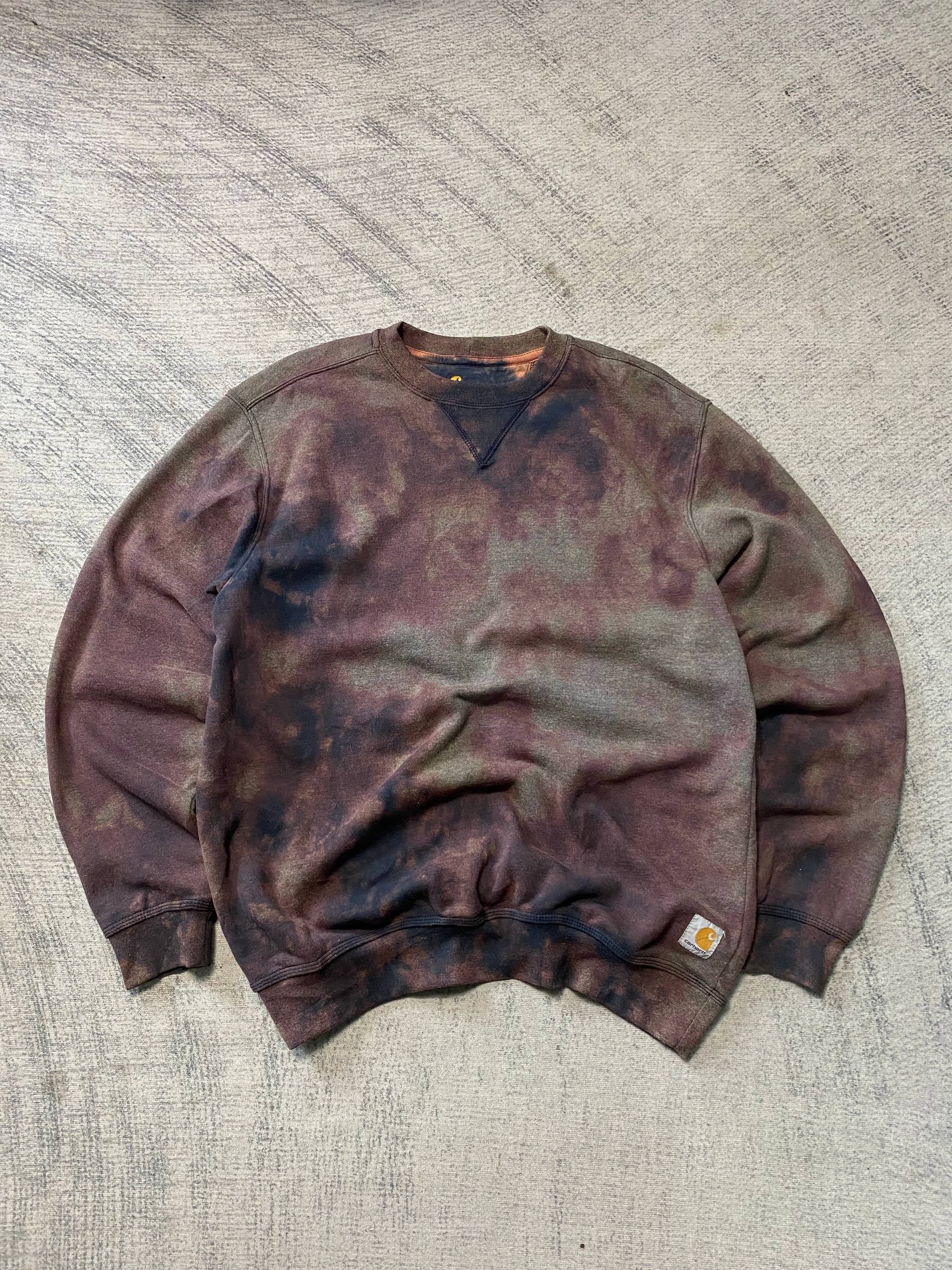 Carhartt Sick!! Carhartt Bleach Dyed Crewneck Sweatshirt Size US M / EU 48-50 / 2 - 1 Thumbnail