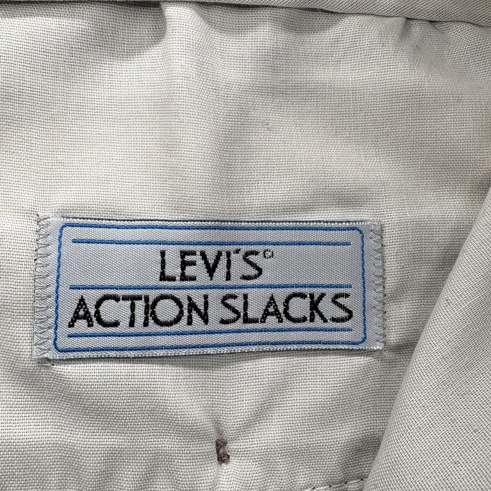 Levi's VINTAGE Levi's Action Slacks Dress Pants Mens 36x30 Brown 90s Dacron Polyester Slacks Dress Pants Mens Brown 90s Size US 36 / EU 52 - 4 Thumbnail