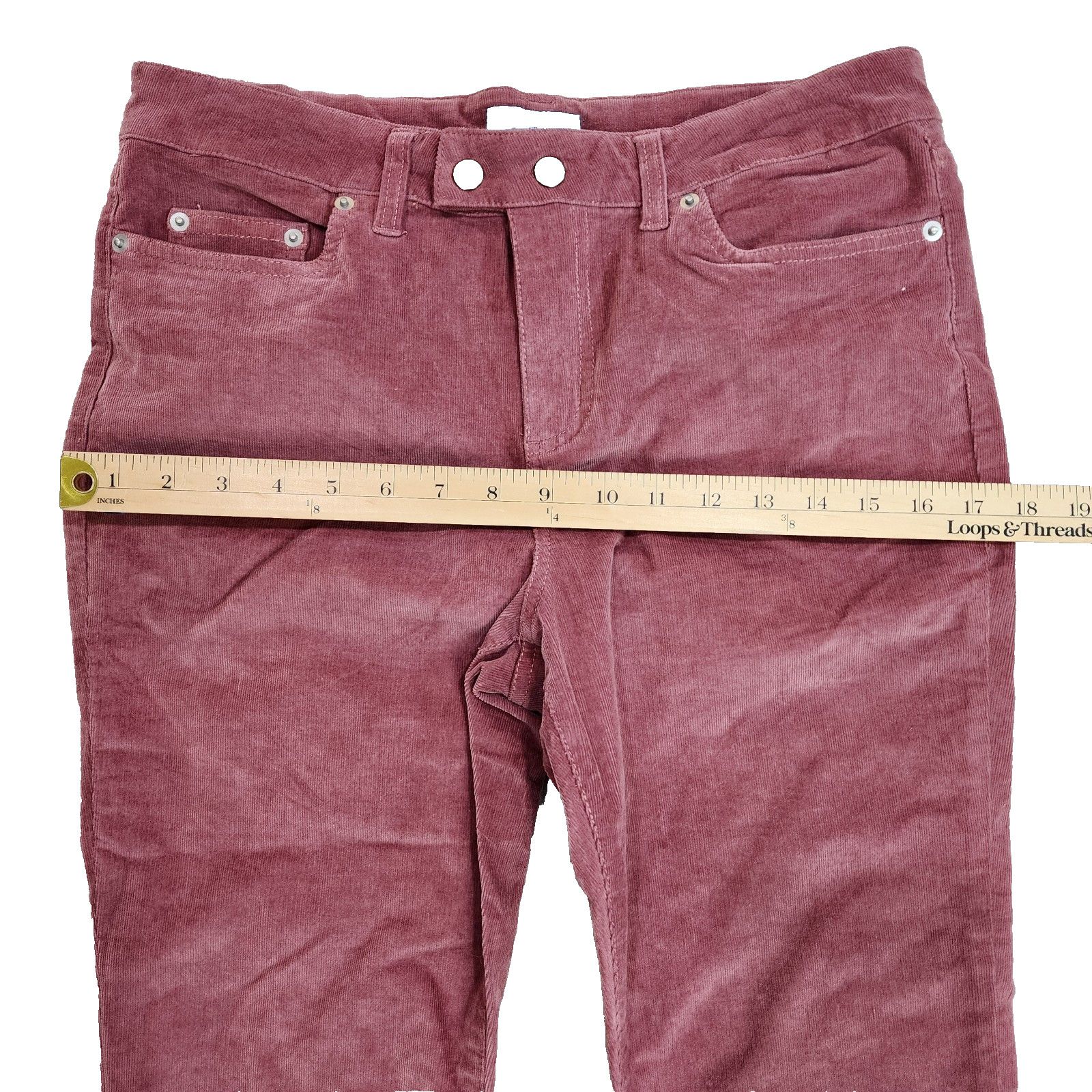 Other CeCe Corduroy Stretch Pants Women Size 30/10 Pink Size 32" / US 10 / IT 46 - 3 Thumbnail