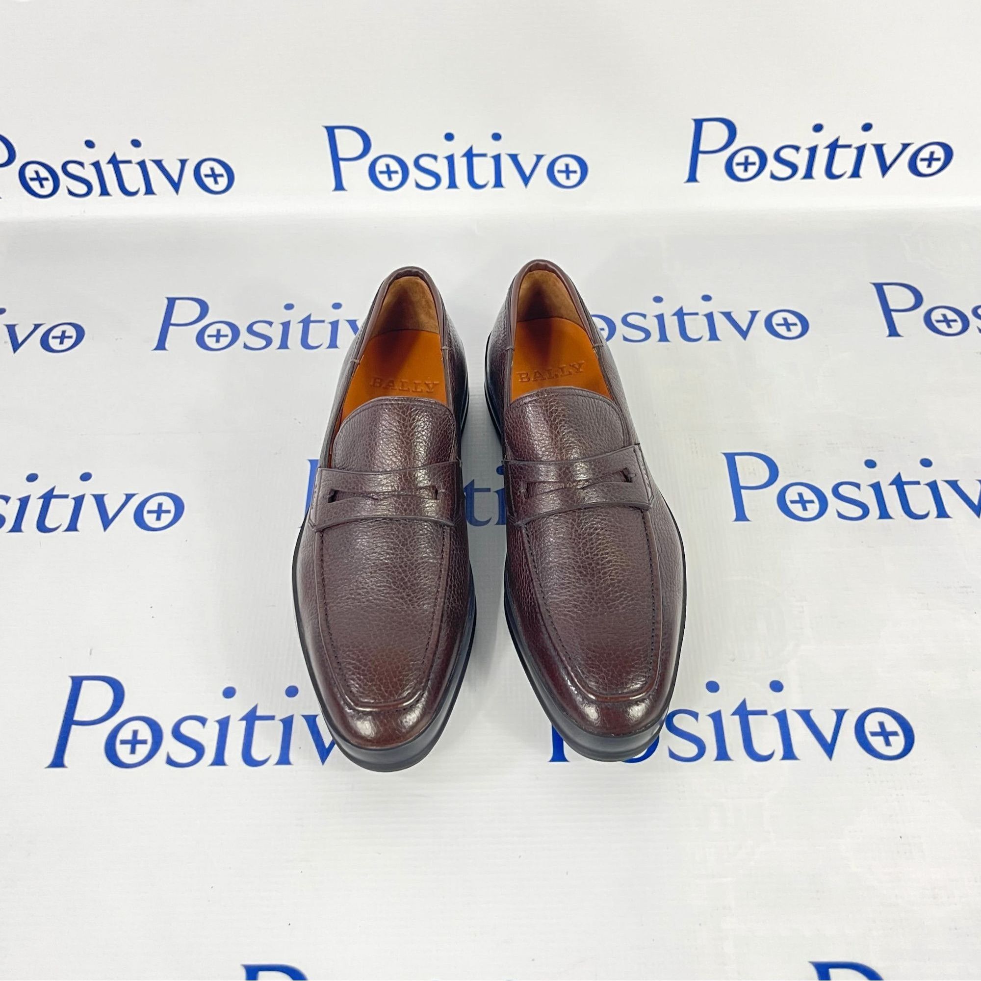 Bally Bally Relon Brown Grained Leather Loafers US 6 EEE Size US 6 / EU 39 - 3 Thumbnail