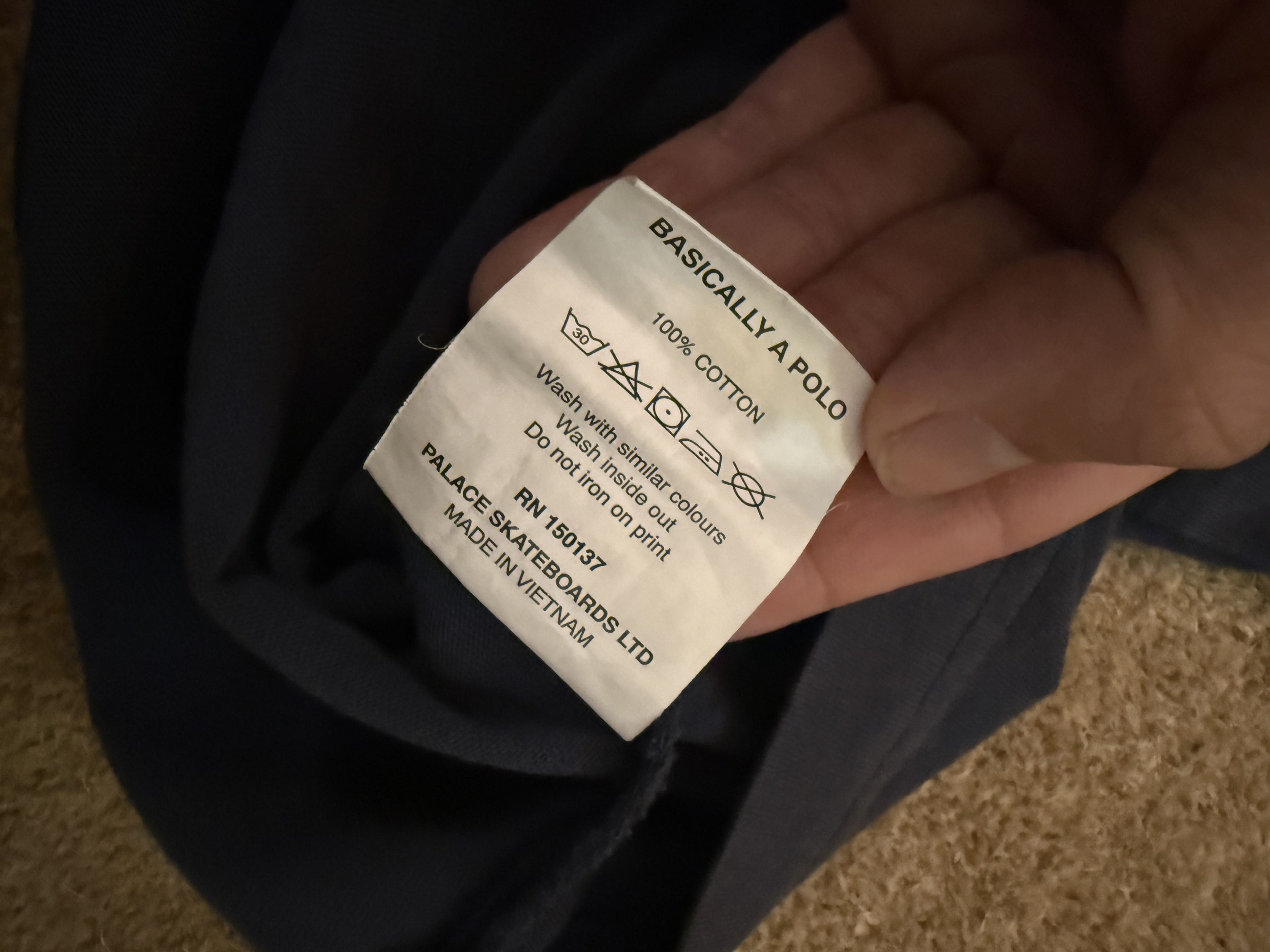 Palace basically a polo navy new york Size US M / EU 48-50 / 2 - 3 Thumbnail