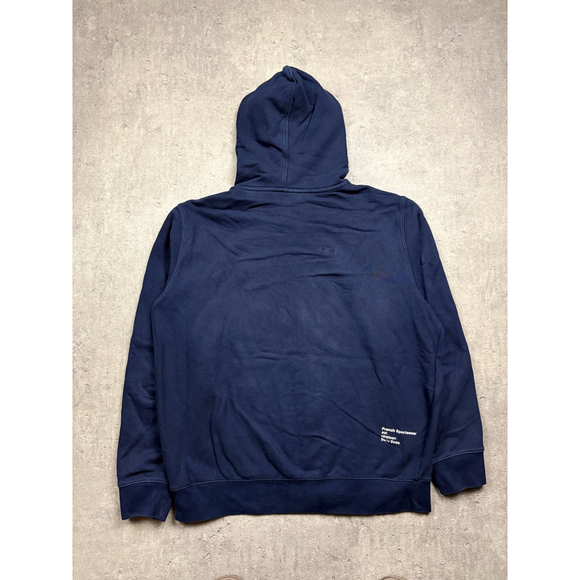 Lacoste Lacoste Mens Navy Blue Full-Zip Hoodie With Embroidered Logo Size US L / EU 52-54 / 3 - 6 Thumbnail