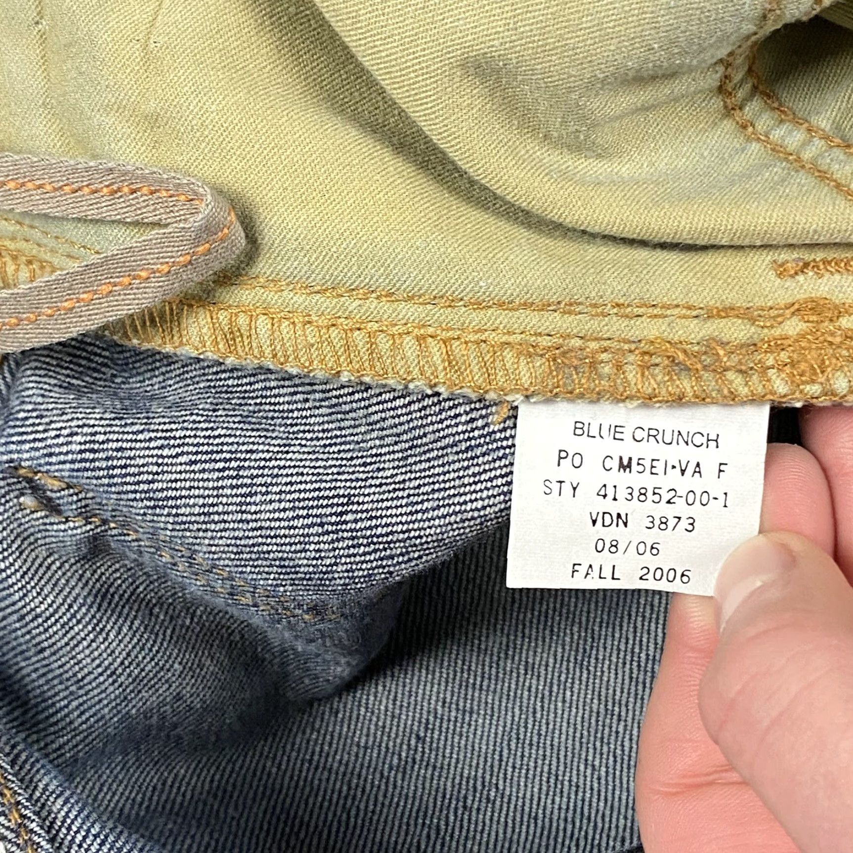 Gap GAP Men's Relaxed Fit 34x30 Straight Denim Jeans Blue Comfort Workwear 5-Pocket USA Size US 34 / EU 50 - 7 Thumbnail
