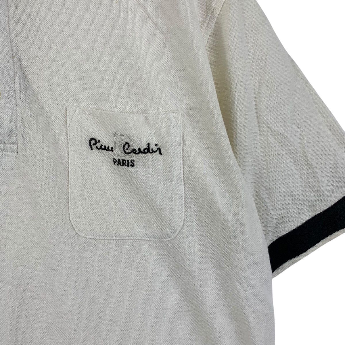 Pierre Cardin Vintage PIERRE CARDIN PARIS Embroidered Polo Tee Shirt Top Size US L / EU 52-54 / 3 - 5 Thumbnail