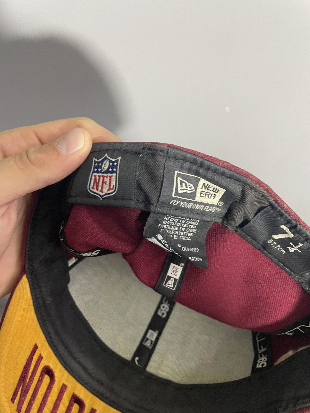 NFL × Vintage RedSkins Washington NFL New Era Hat Size ONE SIZE - 7 Thumbnail