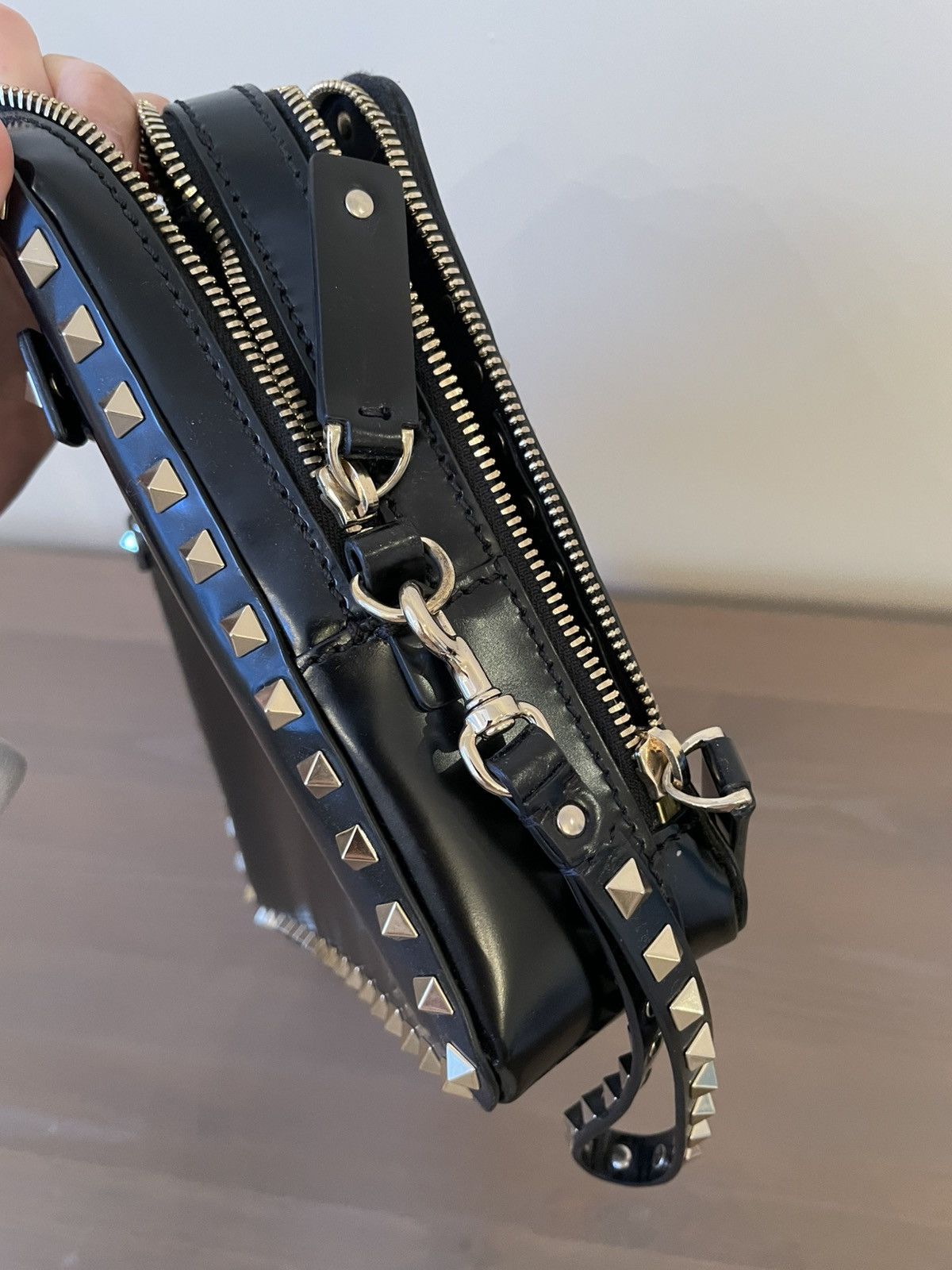 Valentino Valentino Garavani men’s RockStudded pouch Size ONE SIZE - 10 Thumbnail