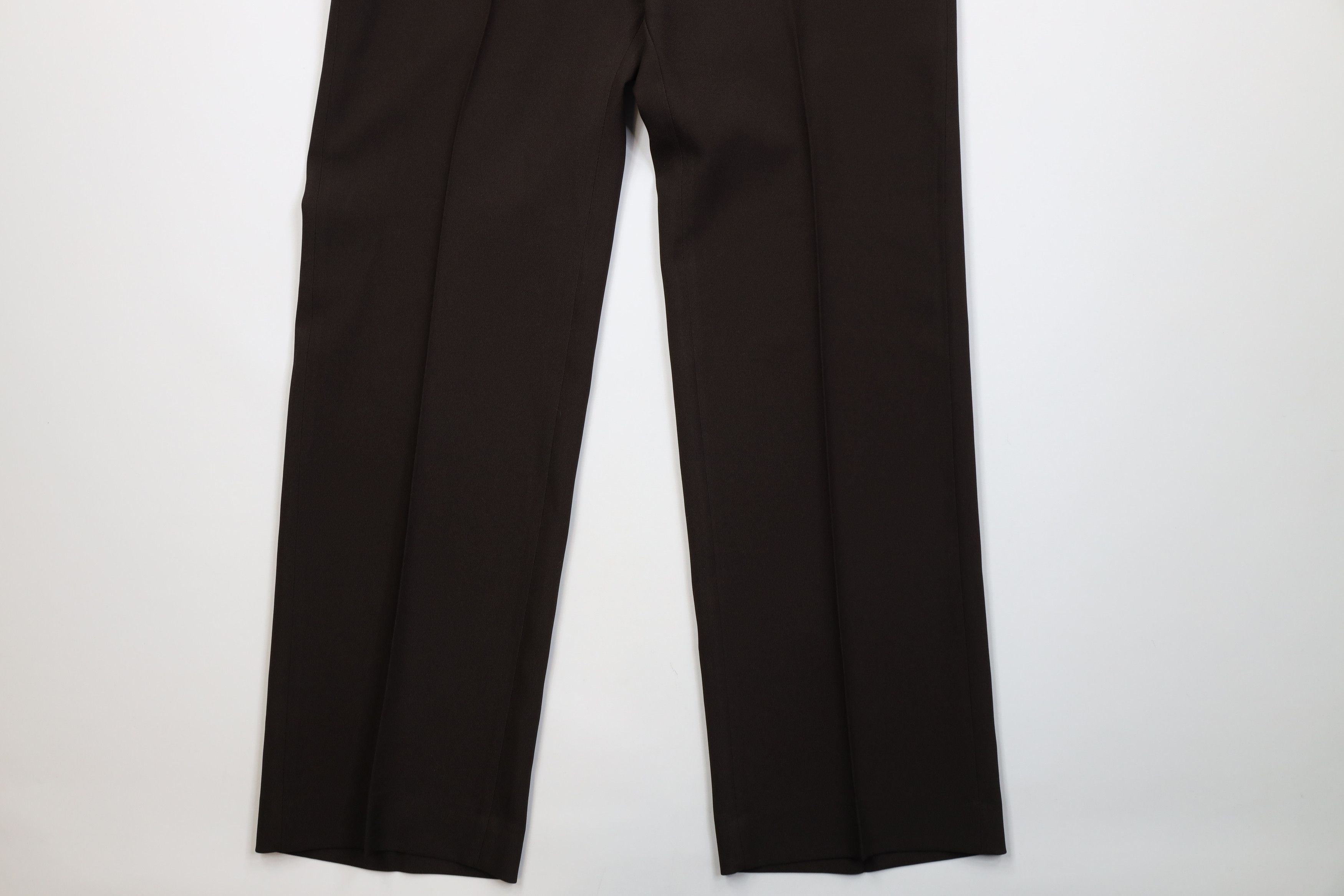 Vintage Deadstock Vintage 70s Streetwear Wide Leg Chino Pants Brown Size US 38 / EU 54 - 4 Thumbnail