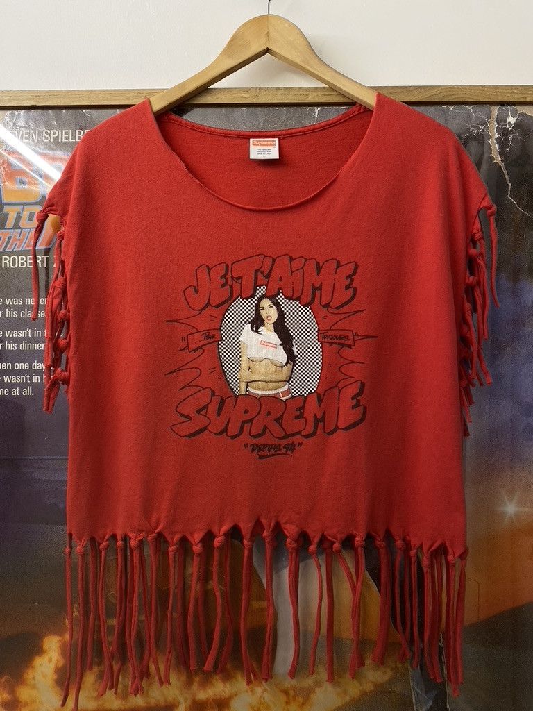 Supreme SS2007 Supreme Tera Patrick Custom Tasselled Crop Top Size US L / EU 52-54 / 3 - 2 Thumbnail