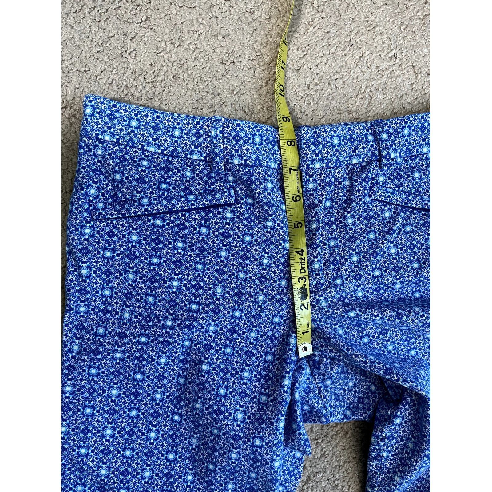Gap Women's Blue Pattern Gap Slacks 12 Size 34" / US 12 / IT 48 - 4 Thumbnail