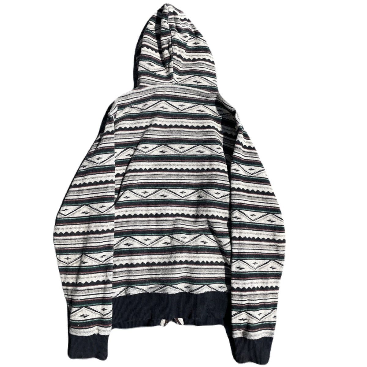 If Six Was Nine 2000s Japanese archive Tribal Pattern Zip-Up Hoodie Y2K Size US S / EU 44-46 / 1 - 4 Thumbnail