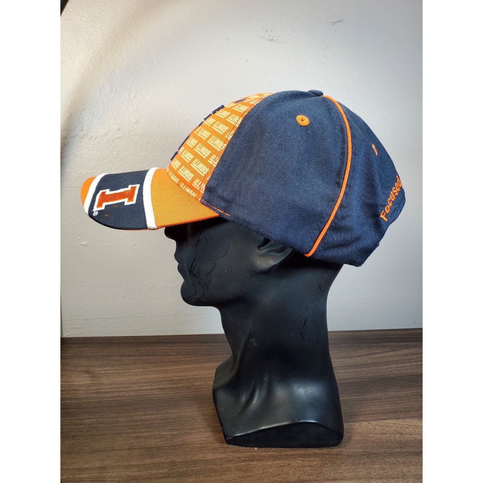 NCAA Illinois Fightin Illini STONE SEED GROUP Hat Farming Ag Size ONE SIZE - 8 Thumbnail