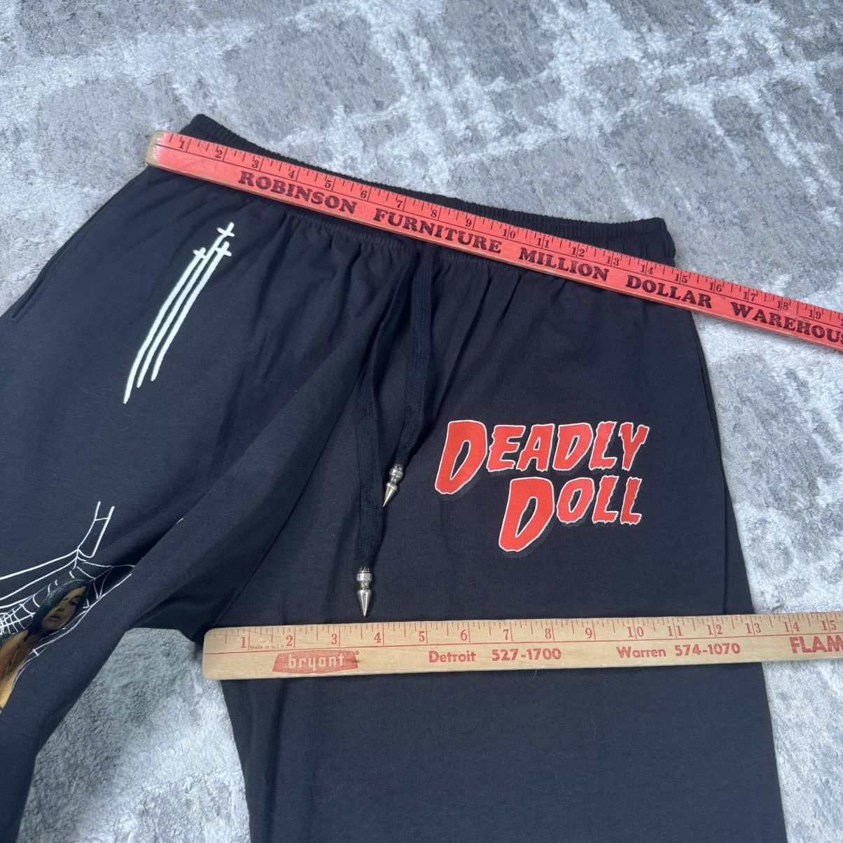 Chrome Hearts Deadly doll sweatpants Size US 33 - 17 Thumbnail