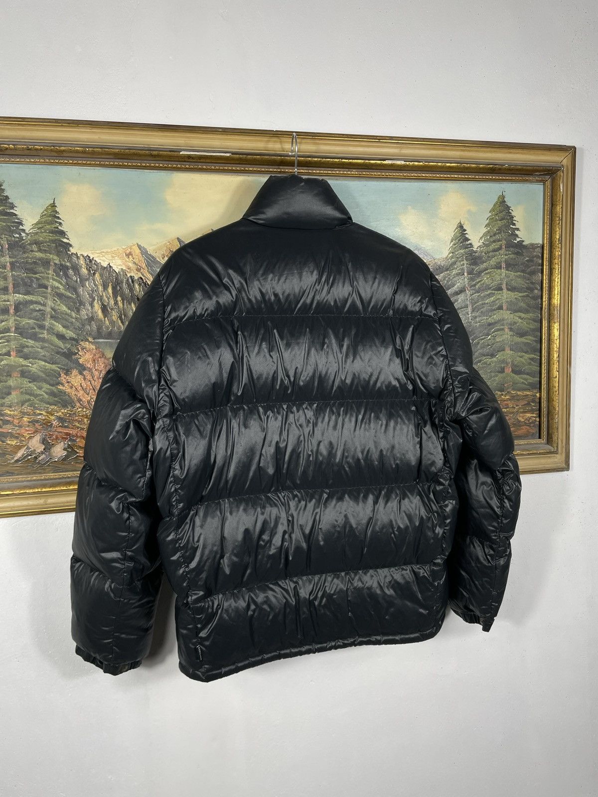 Designer × Moncler Moncler Grenoble Giubbotto Black Puffer Hoodie Shiny Drill Size US M / EU 48-50 / 2 - 8 Thumbnail