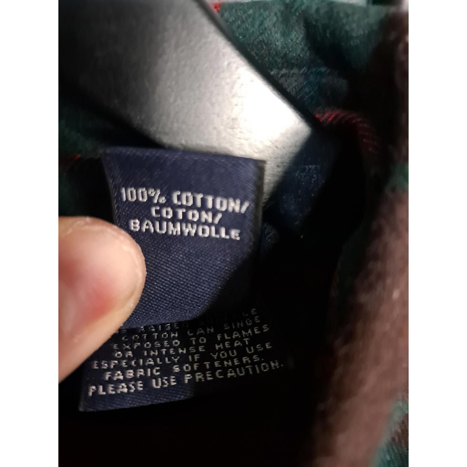 Lands' End Lands End Green, Brown and Red Flannel 100% Cotton Size XL T Size US XL / EU 56 / 4 - 8 Thumbnail