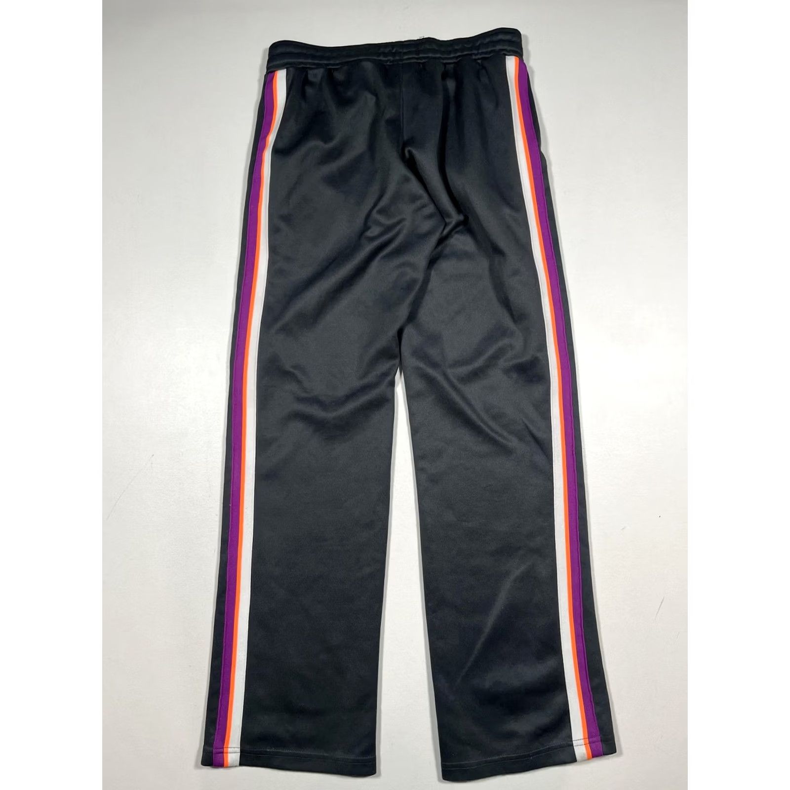 Nike Nike Track Pants Womens XL Black Multicolor Side Stripe Swoosh Logo Athletic Straight-Leg Pockets Size 40" / US 18 - 2 Thumbnail