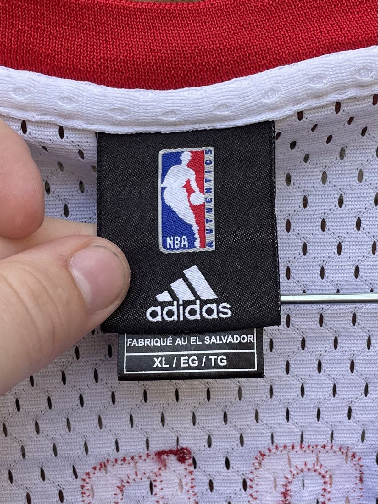 Adidas Tracy McGrady #1 Houston Rockets NBA Reebok Jersey sewn Size US XL / EU 56 / 4 - 2 Thumbnail