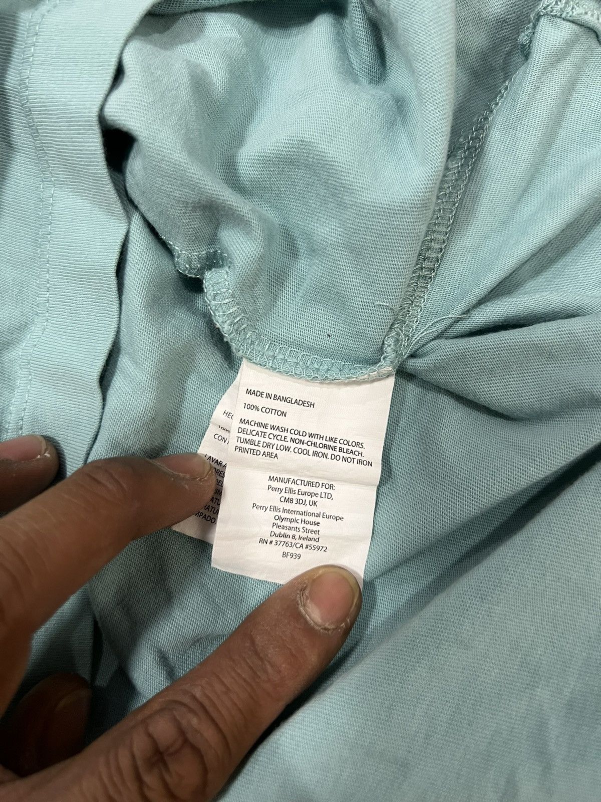 Perry Ellis × Vintage Vintage Rare Perry Ellis Shirt Size US L / EU 52-54 / 3 - 7 Thumbnail