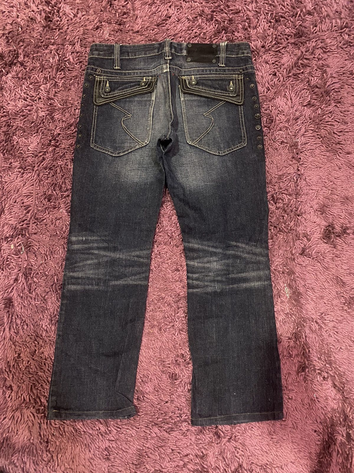 Japanese Brand × Seditionaries × Vintage Semantic Design Denim Jeans Size US 33 - 2 Thumbnail