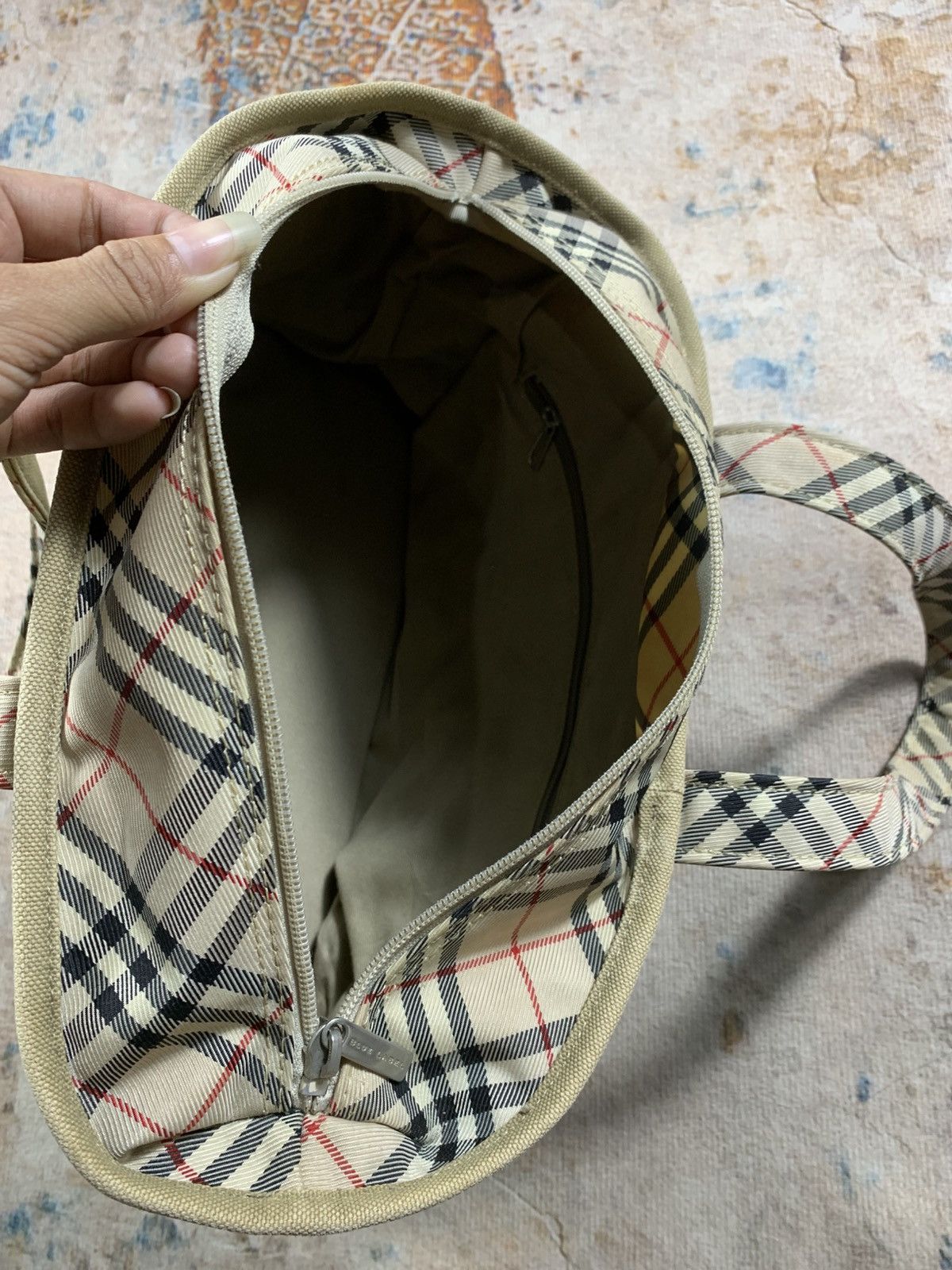 Burberry Vintage Burberrys kanvas tote Bag Size ONE SIZE - 9 Thumbnail