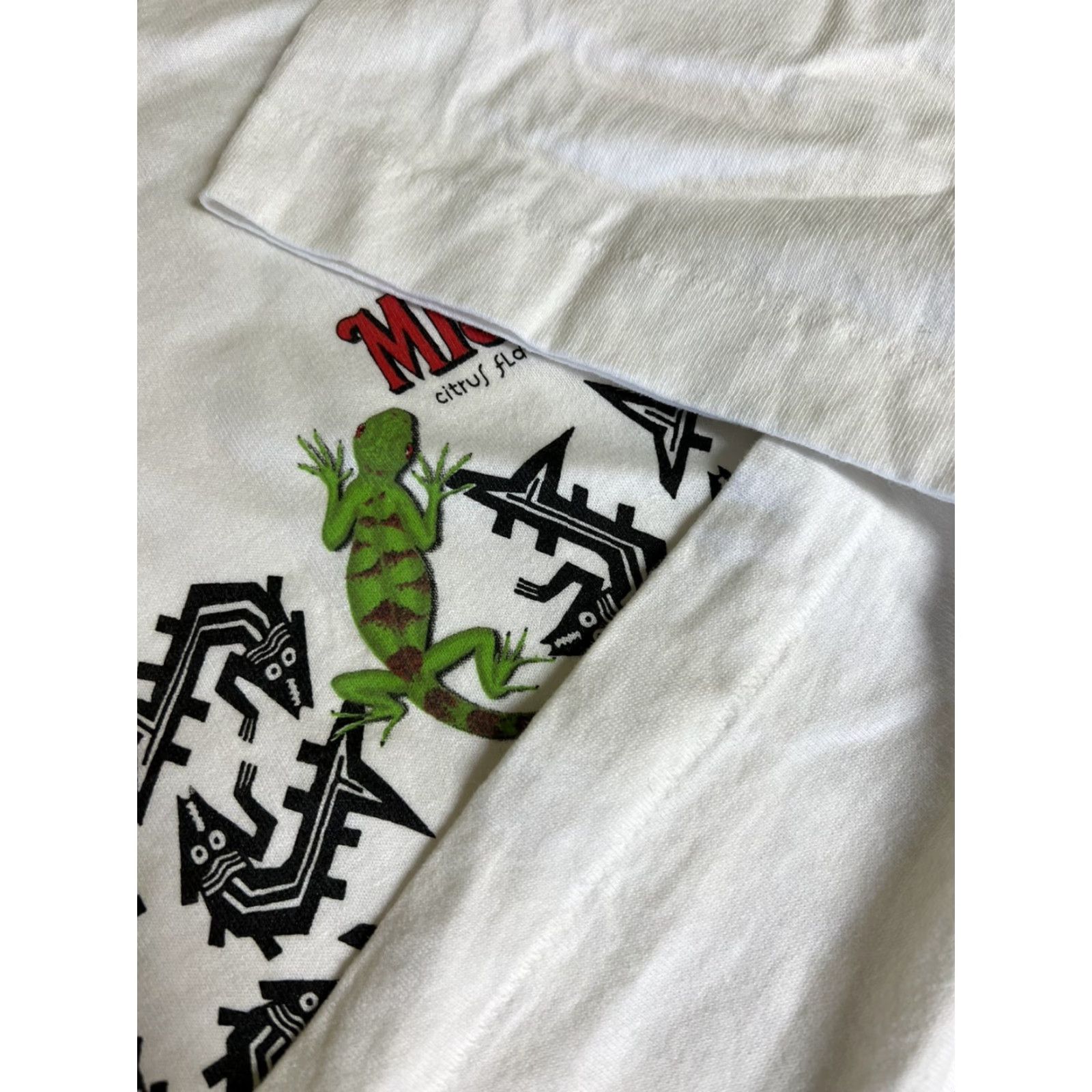Fruit Of The Loom VINTAGE Mistico Citrus Tequila Jose Cuervo XL White T-shirt Single Stitch Booze Mens XL White Cotton Crew Neck Short Sleeve Stitched 90s Size US XL / EU 56 / 4 - 3 Thumbnail