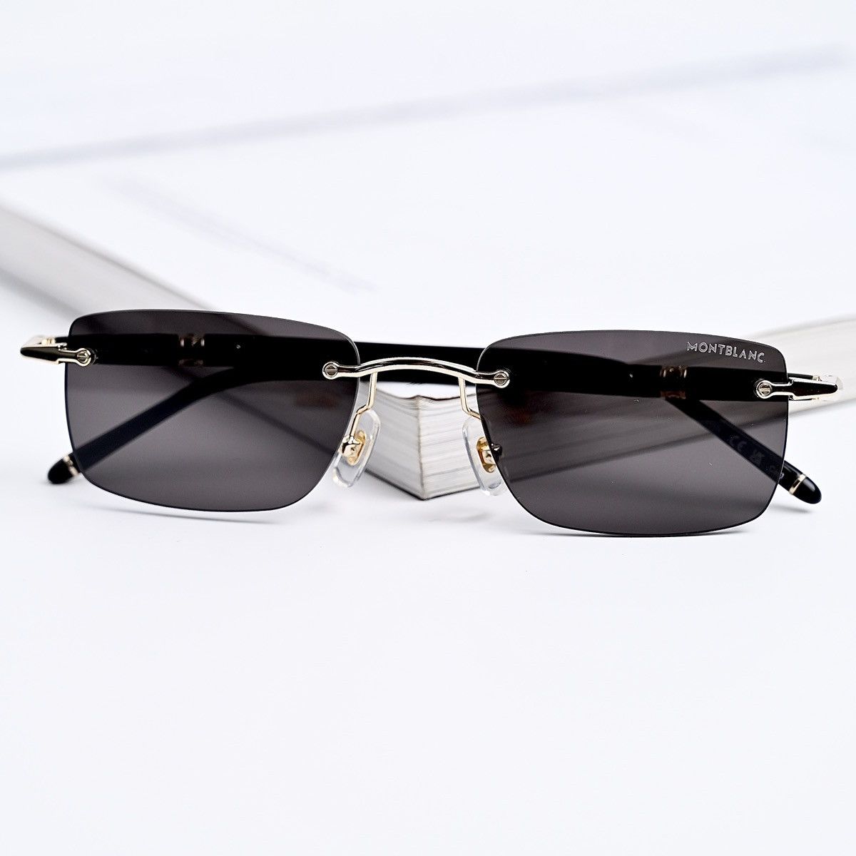 Montblanc MONTBLANC MB0344S SUNGLASSES Size ONE SIZE - 10 Thumbnail